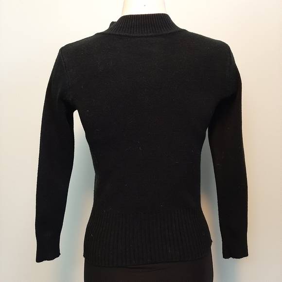 🅱️🅾️G🅾️ Black sequins long sleeves sweater - Picture 2 of 5